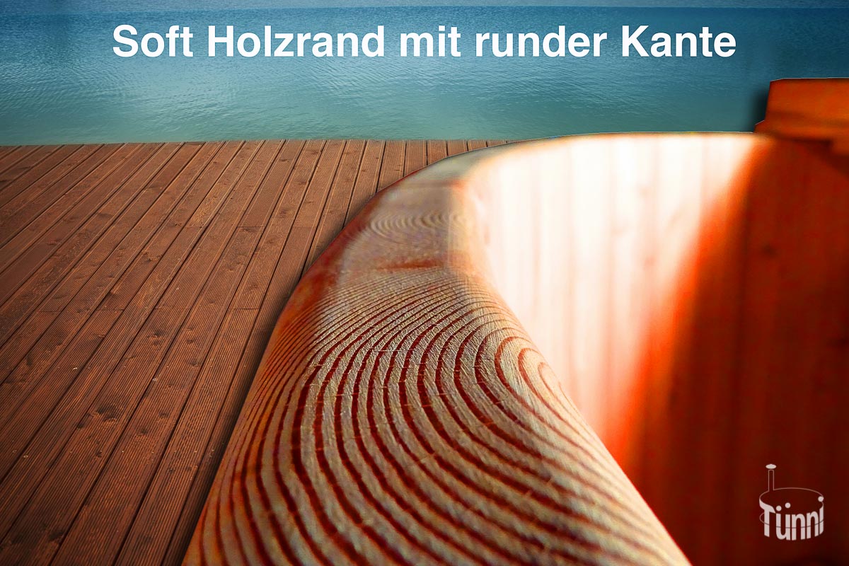 Badezuber Holzrand