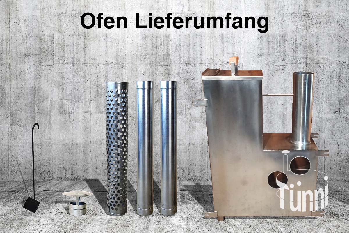 Tünni Hotpot Ofen Lieferumfang