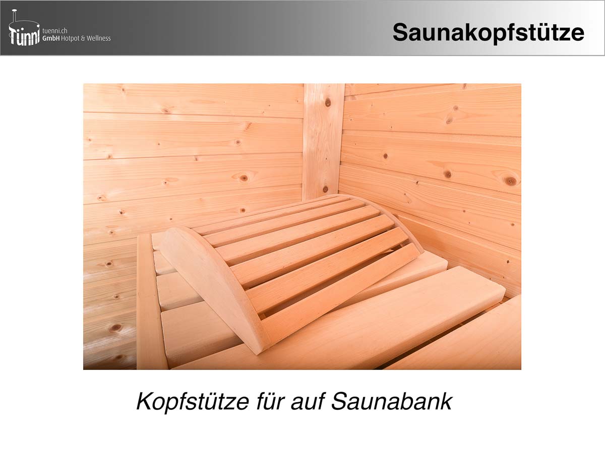 Sauna Kopfstütze