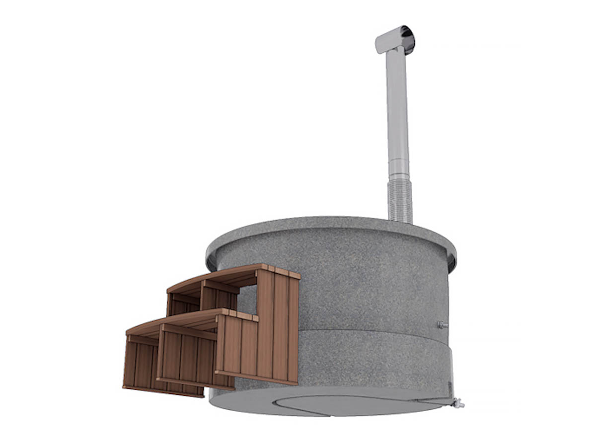 Kunststoff Hotpot Isolation